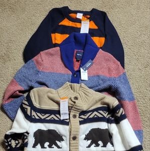 3 new boys sweaters